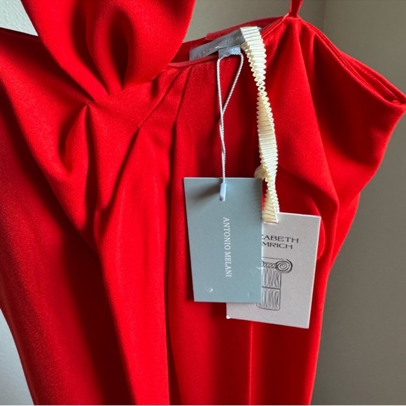 NWT Antonio Melani Elizabeth Damrich Radziwill Full Length Strapless Crepe Dress - Picture 11 of 12